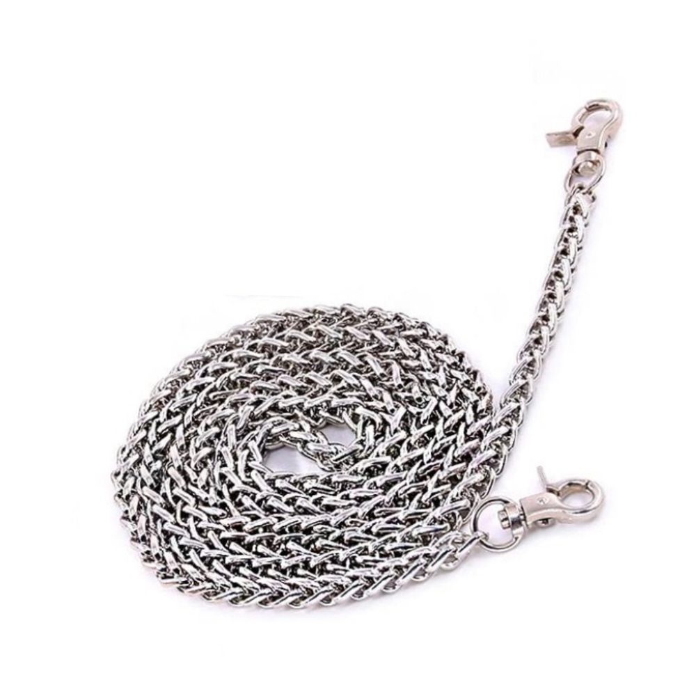 47” Crossbody Silver Purse Chain